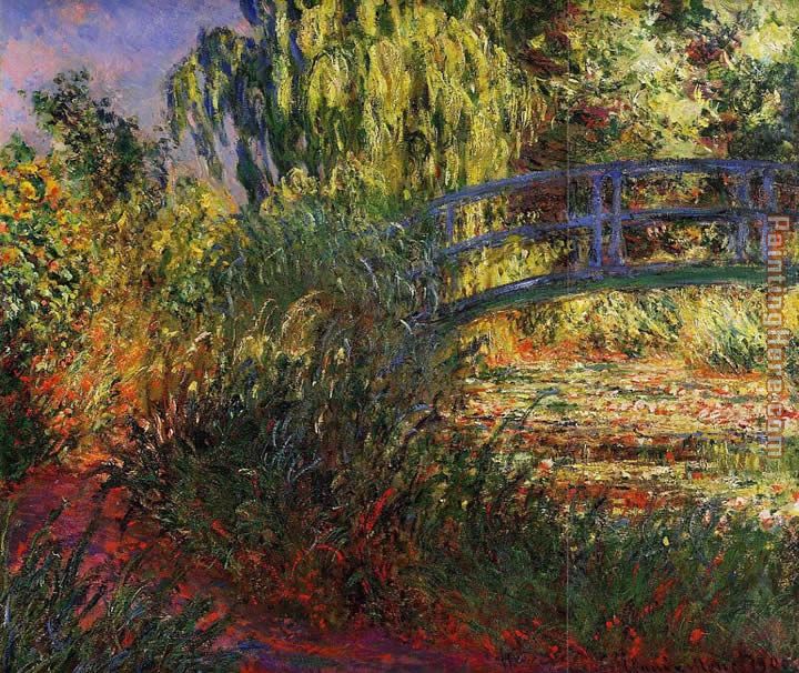 Claude Monet Path along the Water-Lily Pond